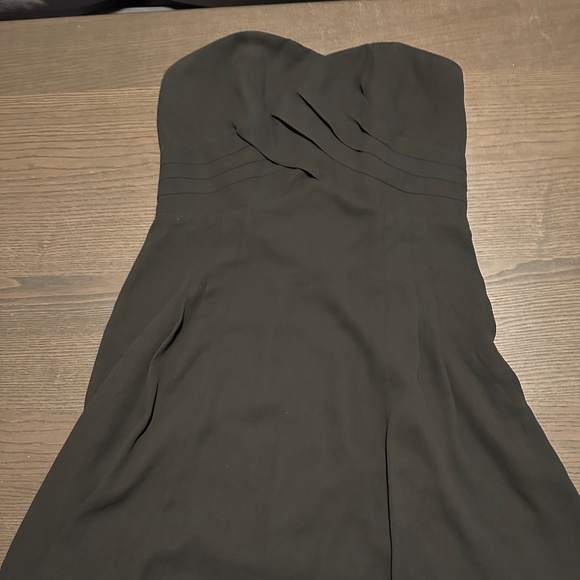 Express Black Silk Sweetheart Strapless Dress in Size 2 (Like New!) - Picture 4 of 10